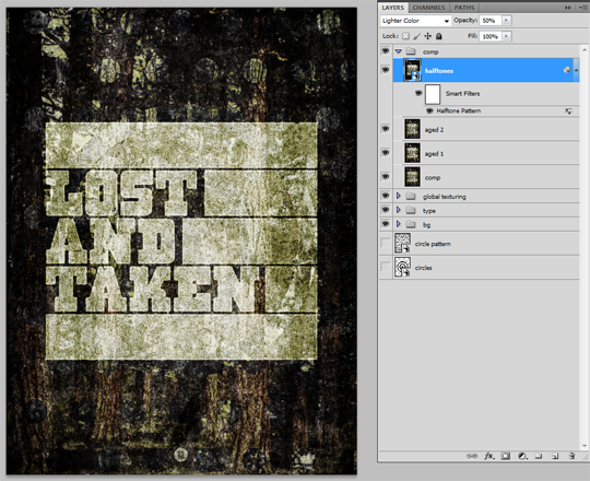 SAoS Lost and Taken poster tutorial - Final stretch 07