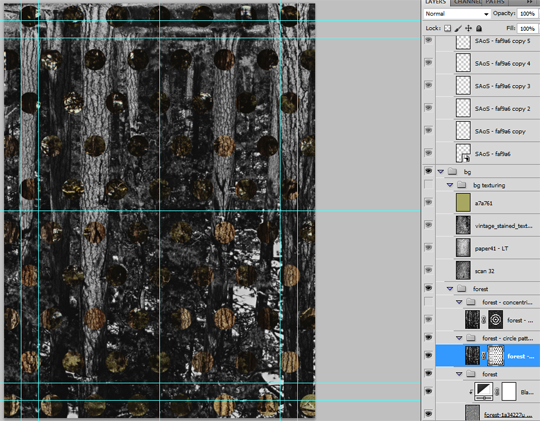 SAoS - Lost and Taken poster tutorial - Pattern as layer mask 03