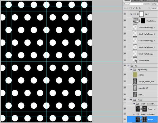 SAoS - Lost and Taken poster tutorial - Pattern as layer mask 04