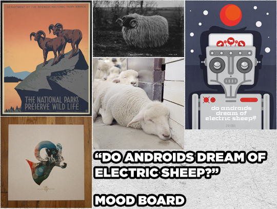 SAoS - Do androids dream of electric sheep? - Mood board