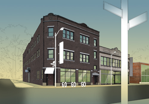 Creating an Architectural Illustration Using Reference Photography - Step 16
