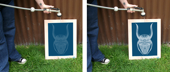 Start by soaking your whole screen in water on a soft spray, and then turn up the pressure and blast away.