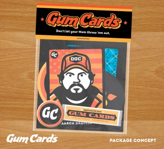 Gum Cards Package Concept