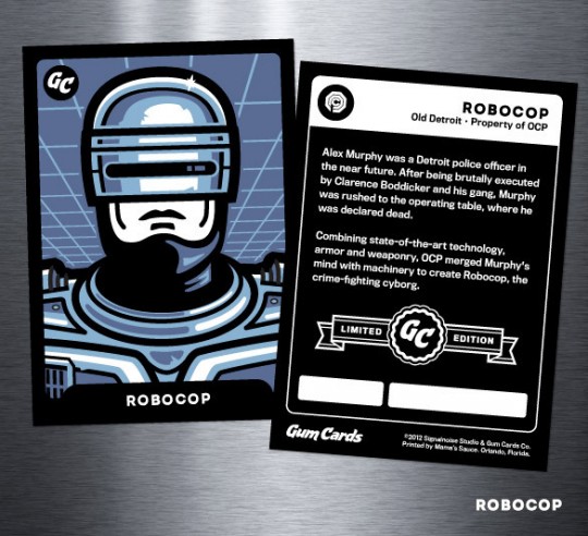 Robocop Gum Card
