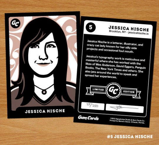 Jessica Hische Gum Card
