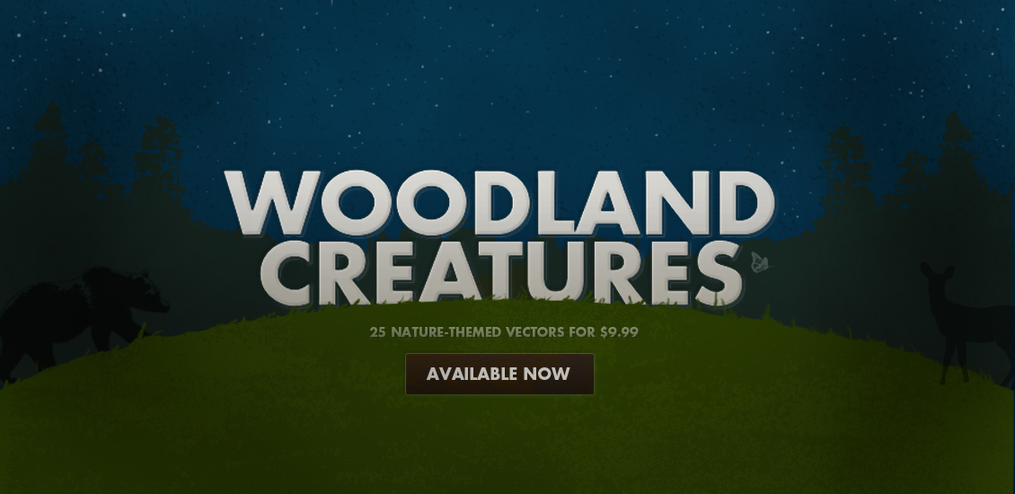 Woodland Creatures Vector Pack Available Now