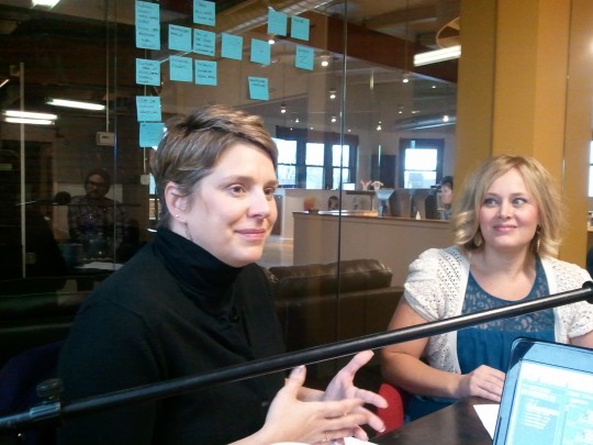 Julia Briggs and Connie Ozan