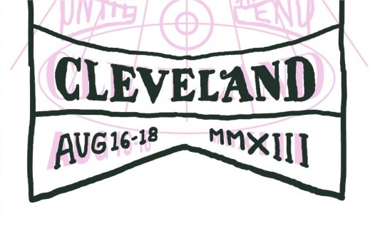 cleveland hand lettering by jeff finley