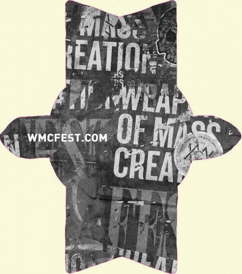 wmc fest die cut sticker back