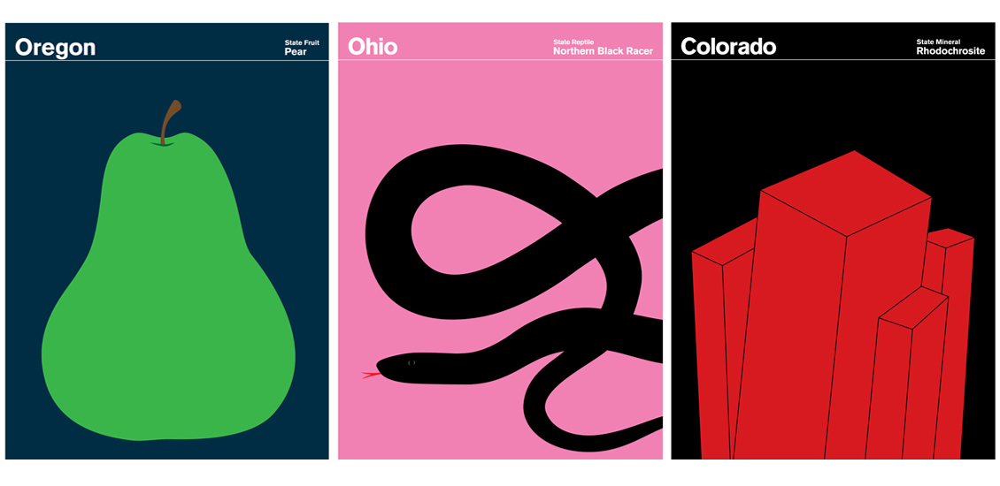 The State of America Print Series by Julian Montague
