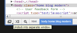 undock-into-separate-window Dock to separate window.