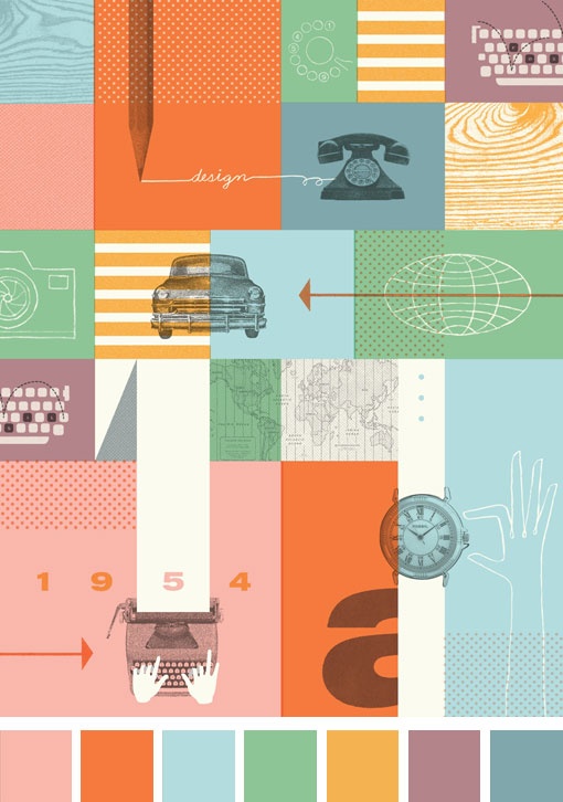 Color Happy: Fossil Brand Poster