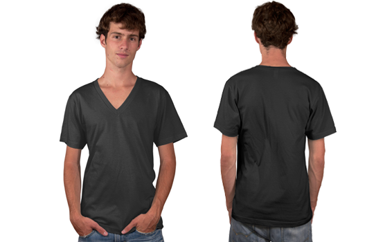 Men's VNeck Tee Modelshot