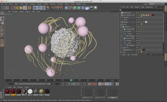 Spaghetti Swarm Process