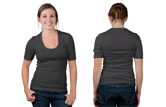 Women's Low Cut Tee Modelshot