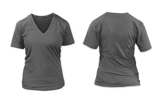 Women's VNeck Ghosted